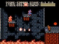 une photo d'Ã©cran de Shadow Warriors 2 sur Nintendo Nes